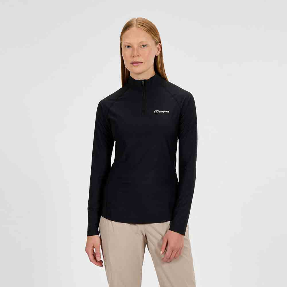 女裝長袖拉鏈領快乾衫 Women's 24/7 Tech Tee Long Sleeves Half Zip Tee