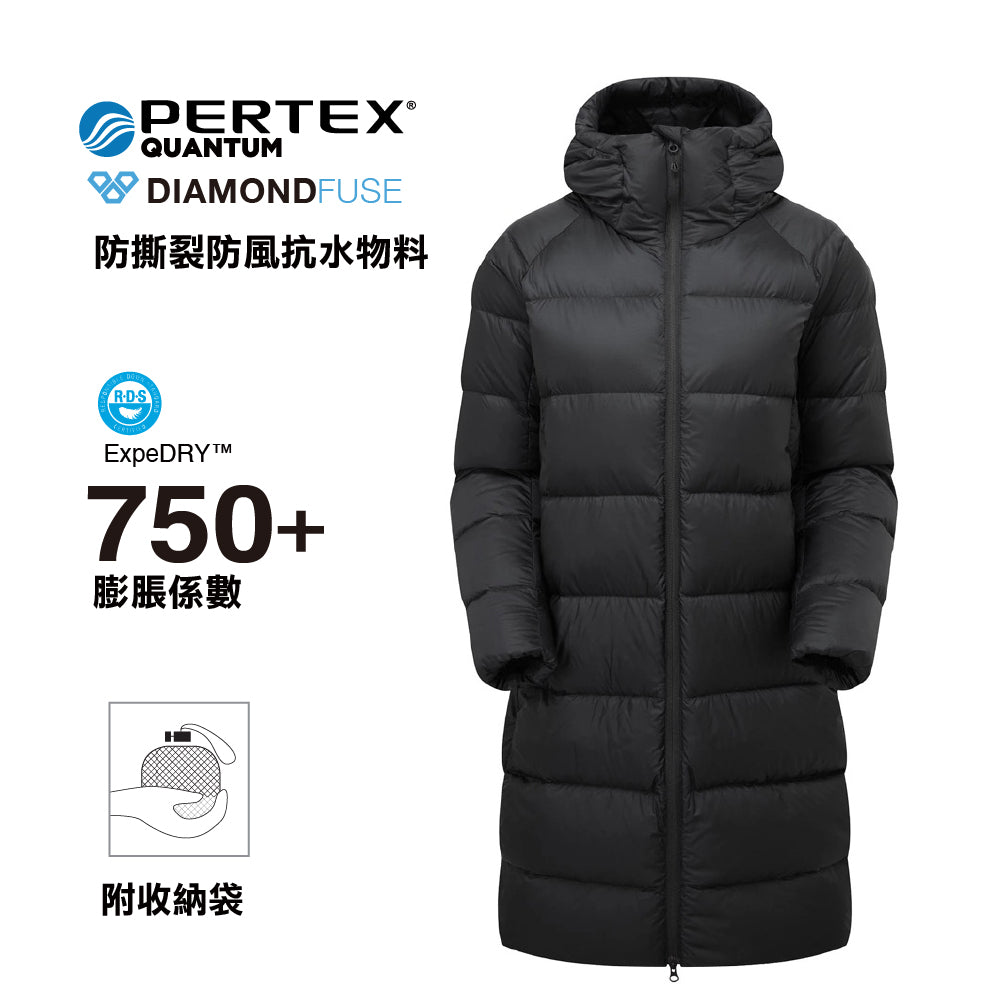 女裝有帽 750FP+ 環保羽絨外套 Women Kamen Hoodie Recycled Down Jacket