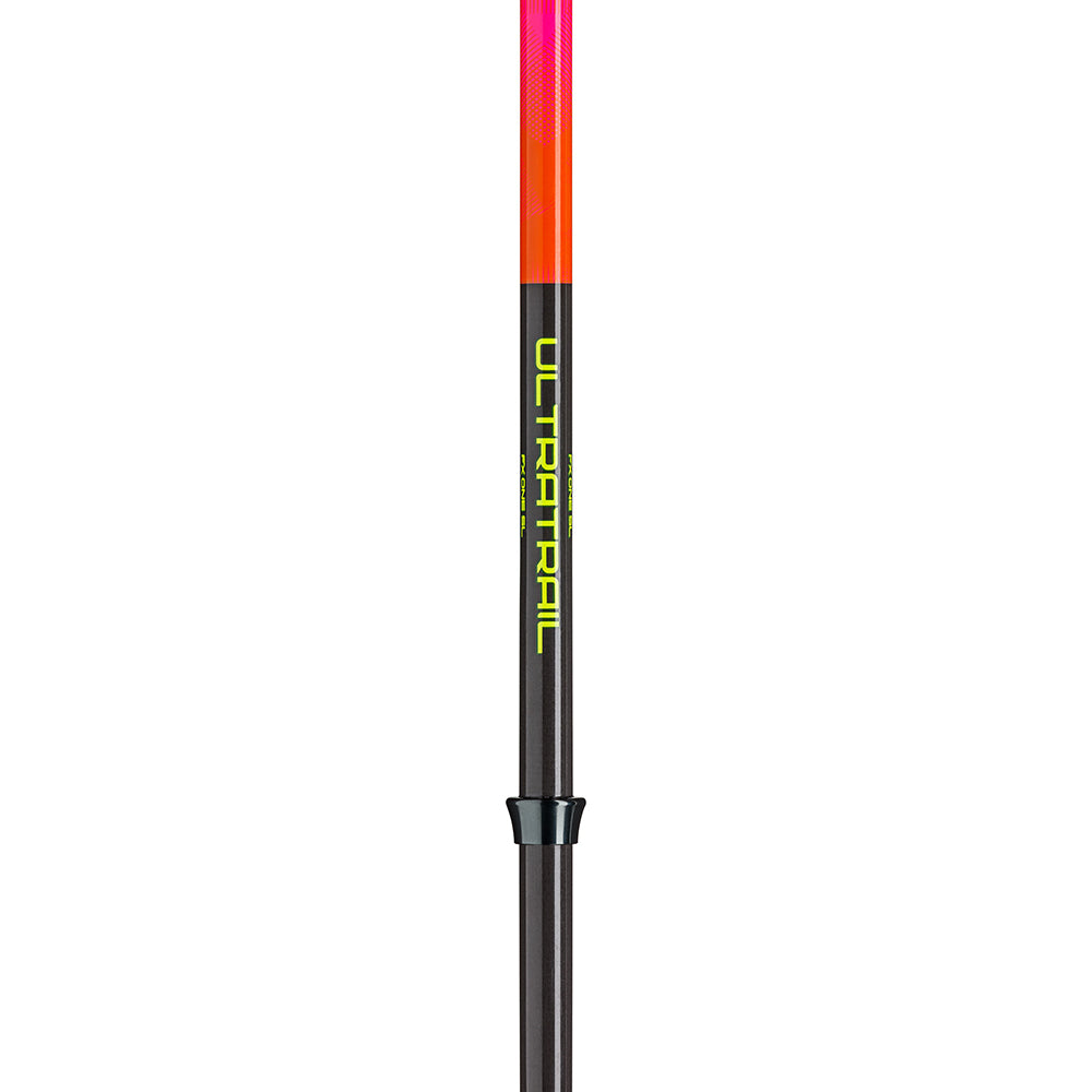 越野跑山杖 Trail running poles Ultratrail FX.One Superlite 1pair, neonpink-pastelloarange-neonyellow