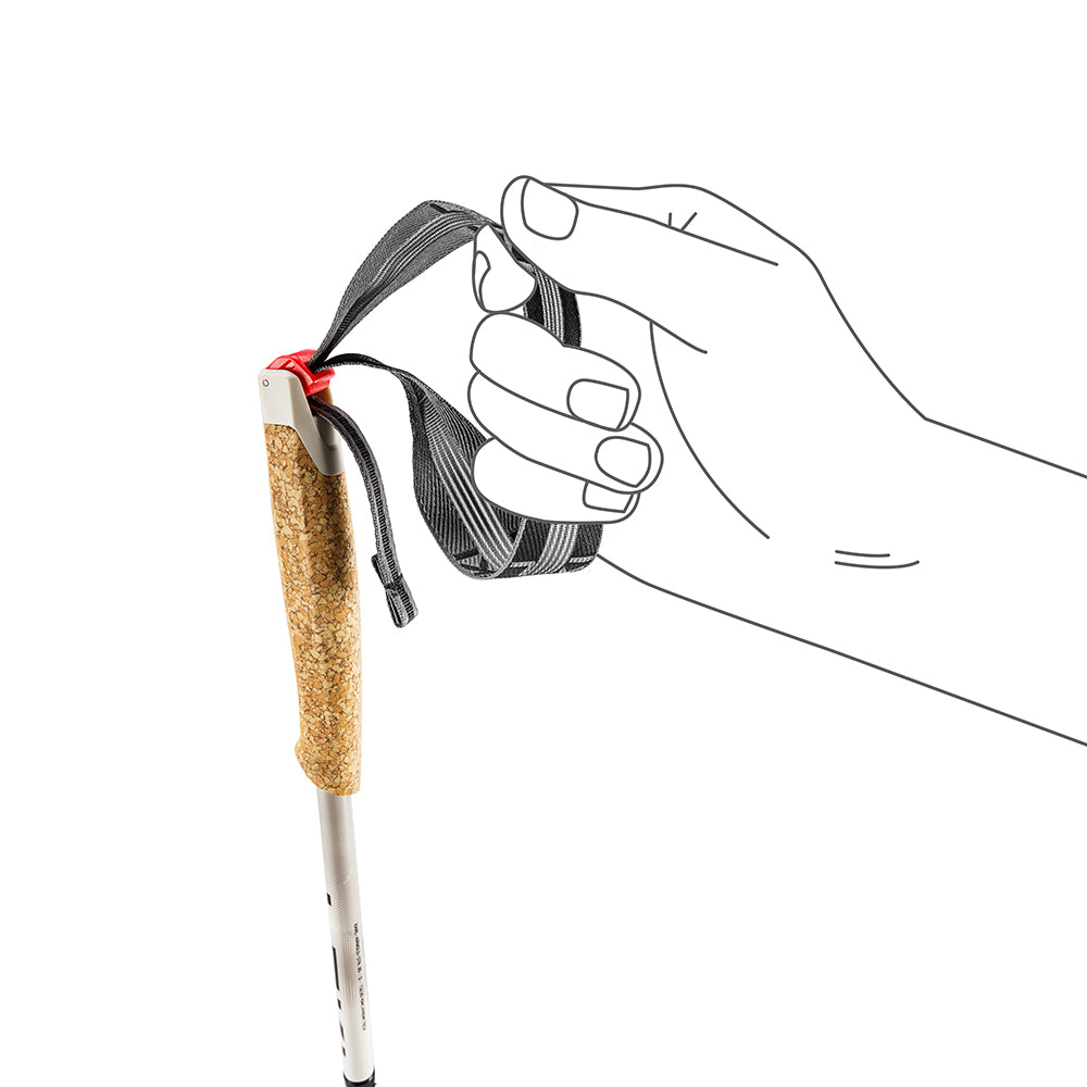 越野跑山杖 Trail running poles Neotrail Pro FX.One Superlite 1pair, warm grey light-warm grey dark black