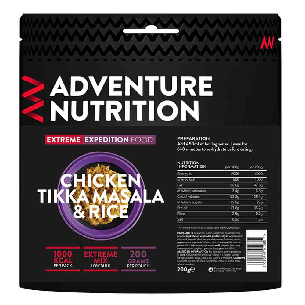 1000 Kcal 輕量化脫水食物 Chicken Tikka Masala 200g