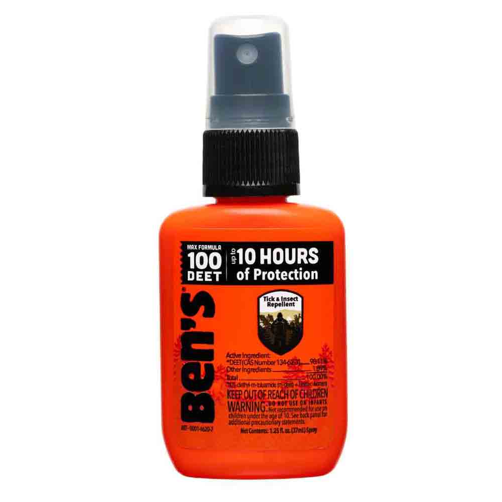【含 100% DEET 長效 10 小時】Ben's-100® Tick & Insect Repellent Pump Spray