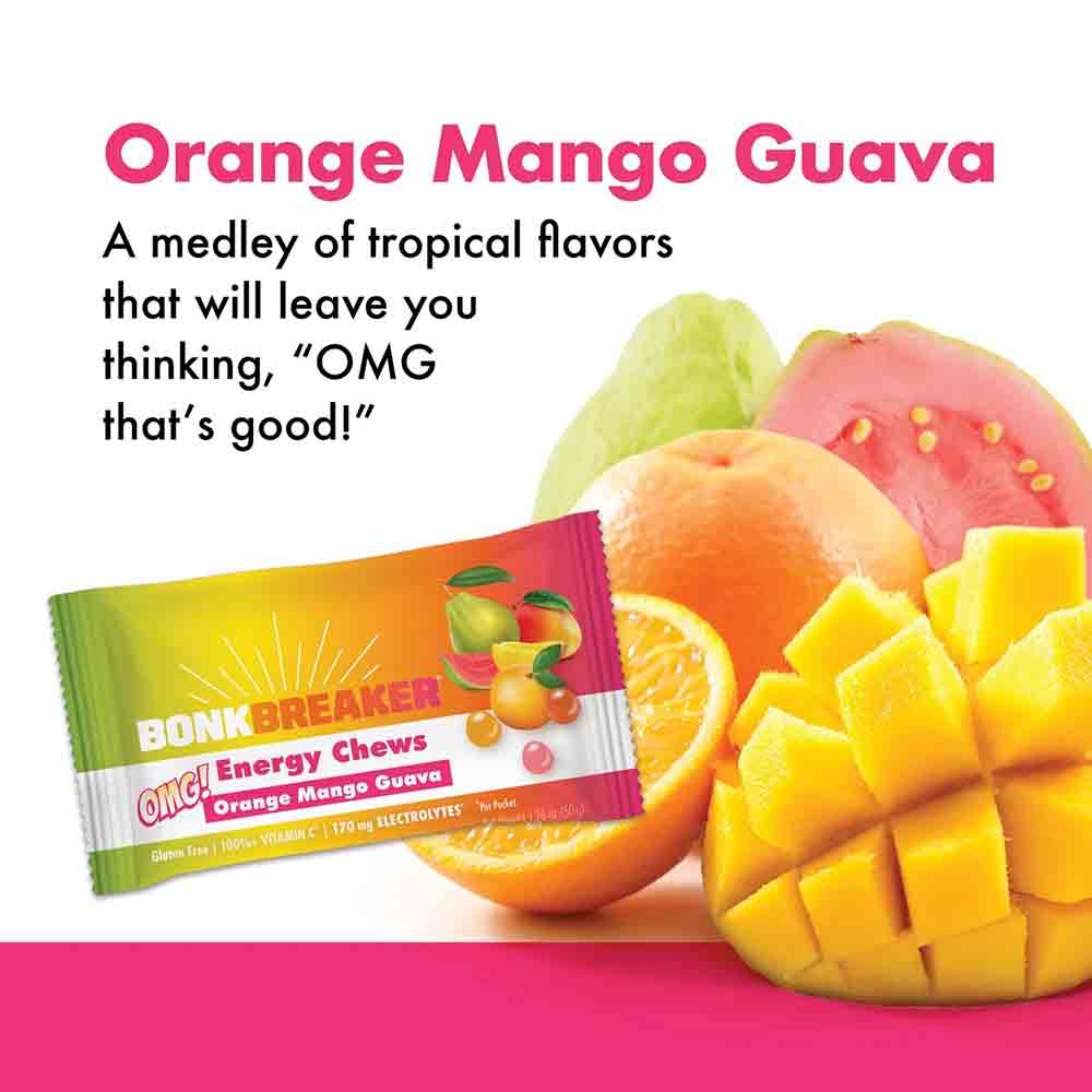 可口無麩質能量糖 Gluten Free Chew Orange Mango Guava