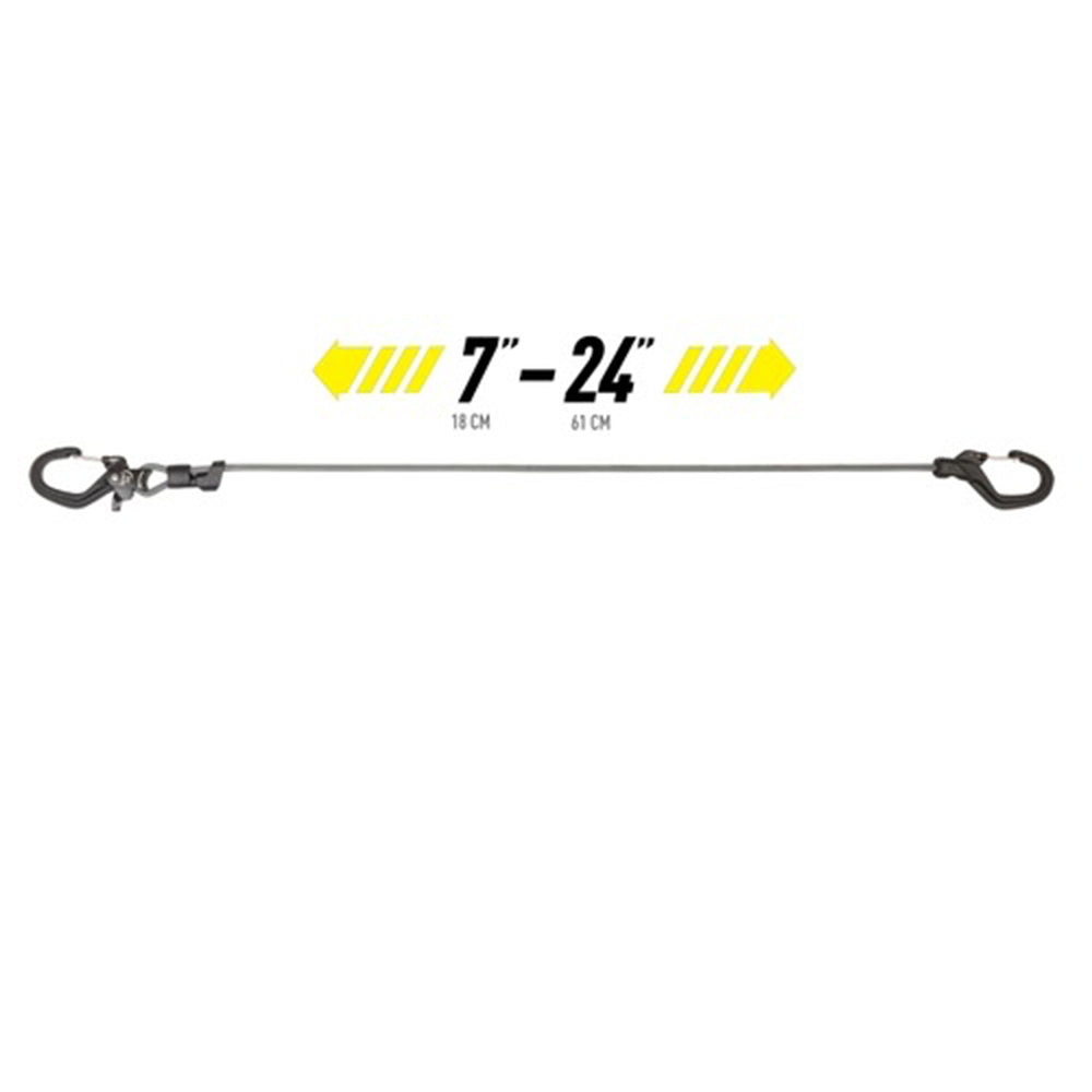 小號塑膠凸輪鉤 Cam Jam Slider Lock Adjustable Bungee Black