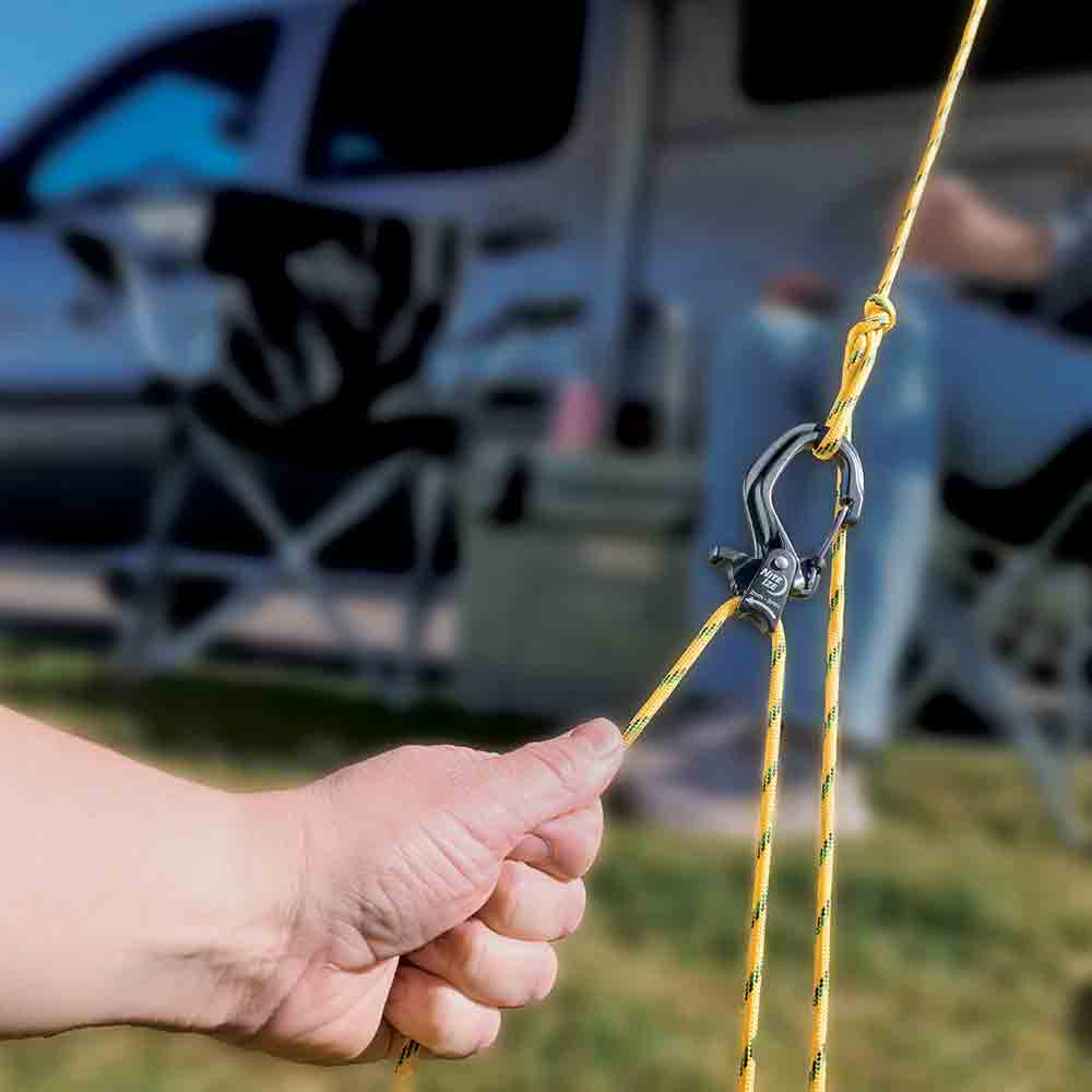 小號鋁制凸輪鉤(配尼龍繩) Cam Jam Slider Lock Cord Tightener