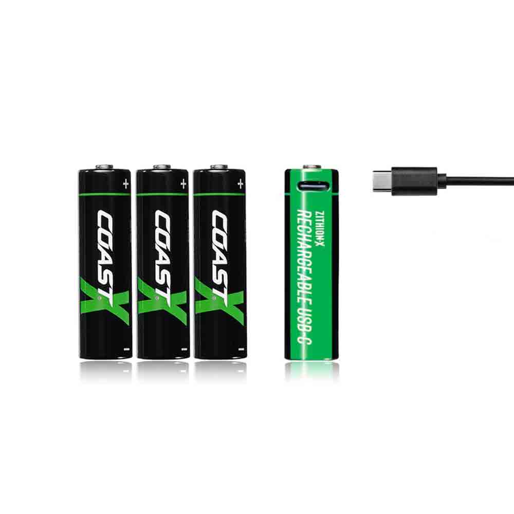 充電式鋰電池 AA Zithion-X R USB-C Ported Battery