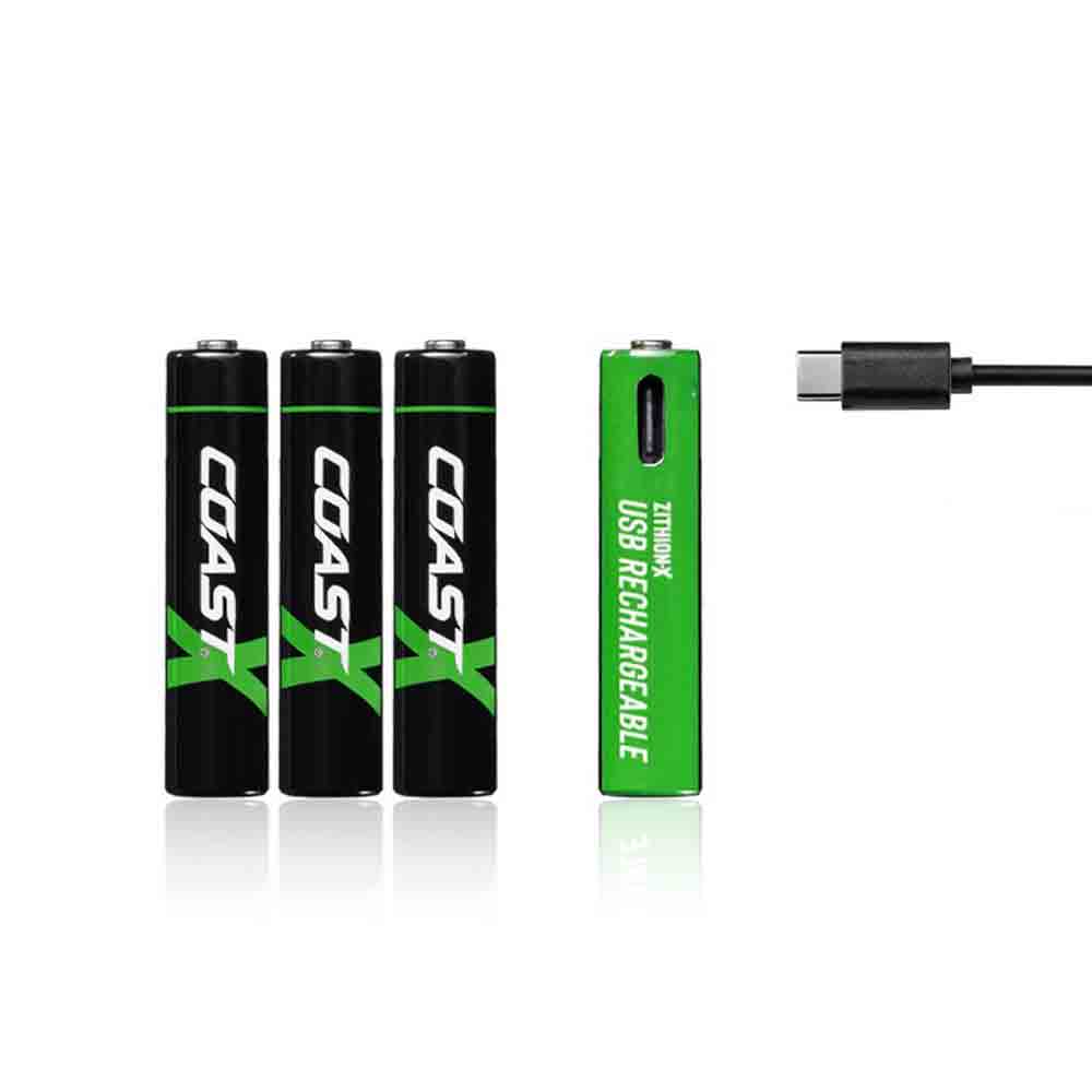 充電式鋰電池 AAA Zithion-X R USB-C Ported Battery