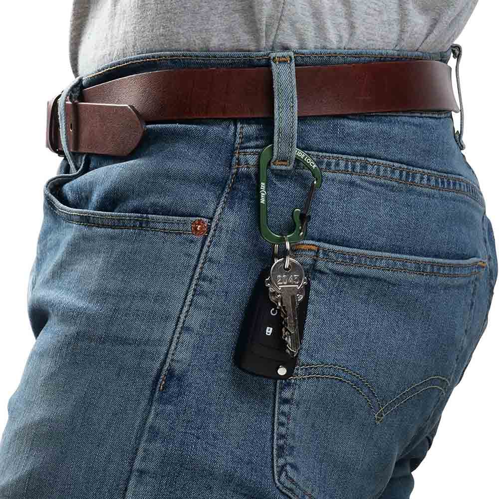 #3 鋁製帶鎖C型扣 Slide Lock Carabiner #3