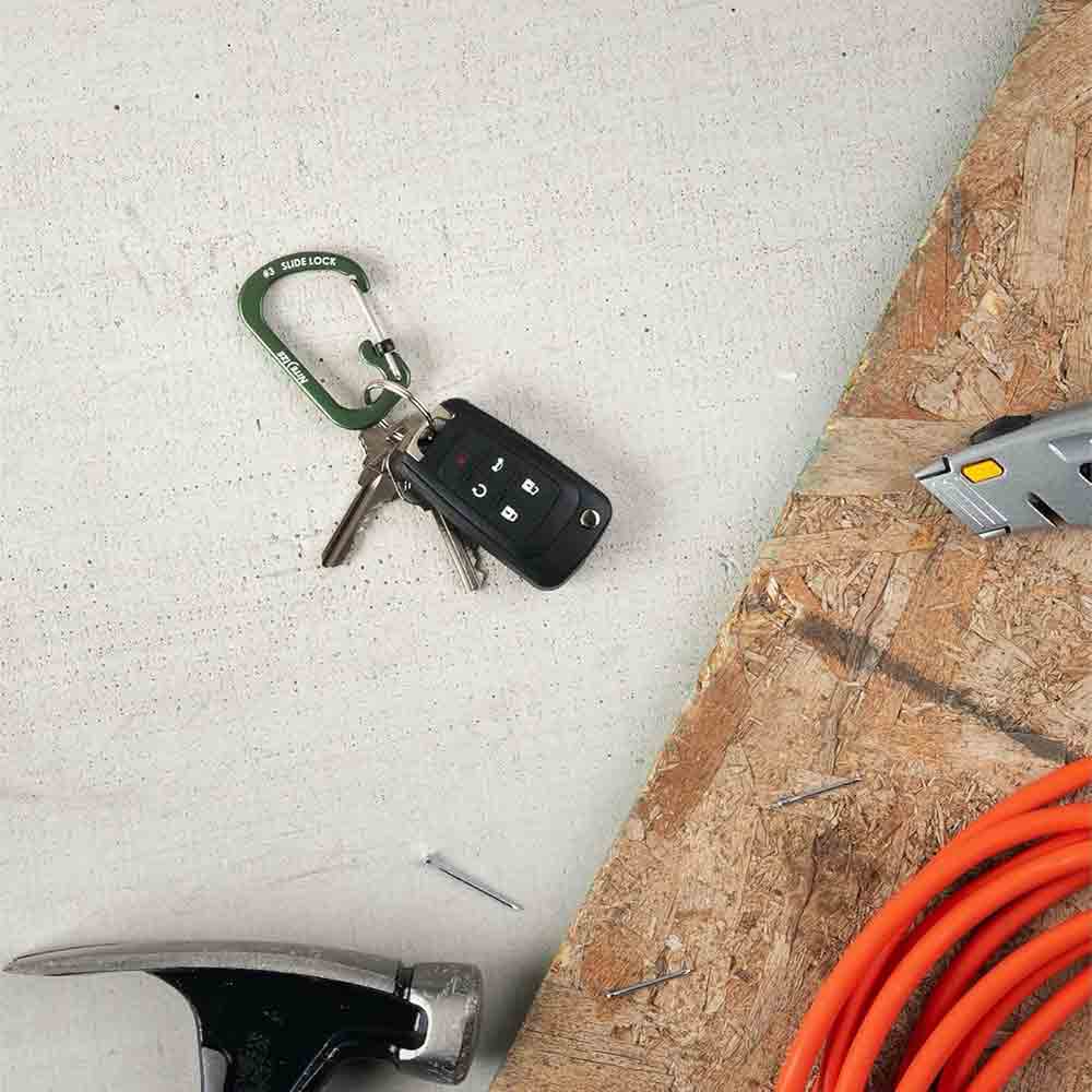 #3 鋁製帶鎖C型扣 Slide Lock Carabiner #3