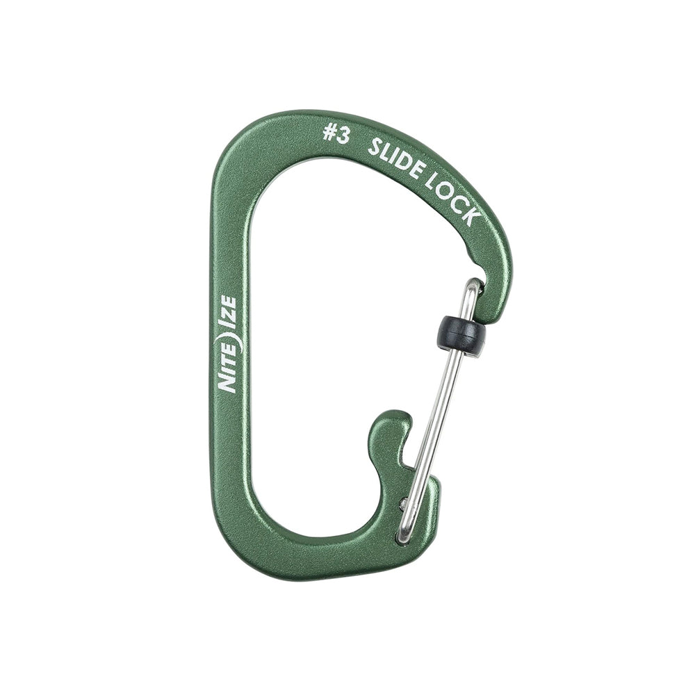 #3 鋁製帶鎖C型扣 Slide Lock Carabiner #3