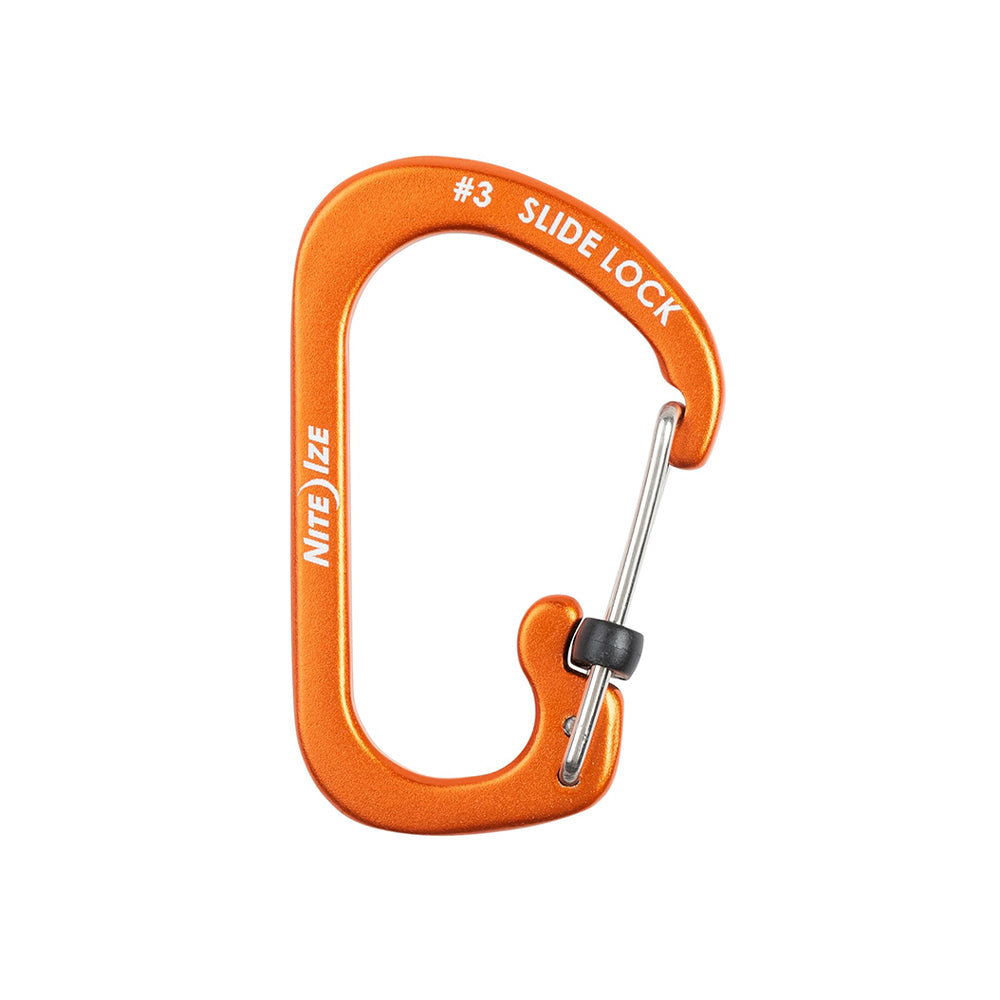 #3 鋁製帶鎖C型扣 Slide Lock Carabiner #3