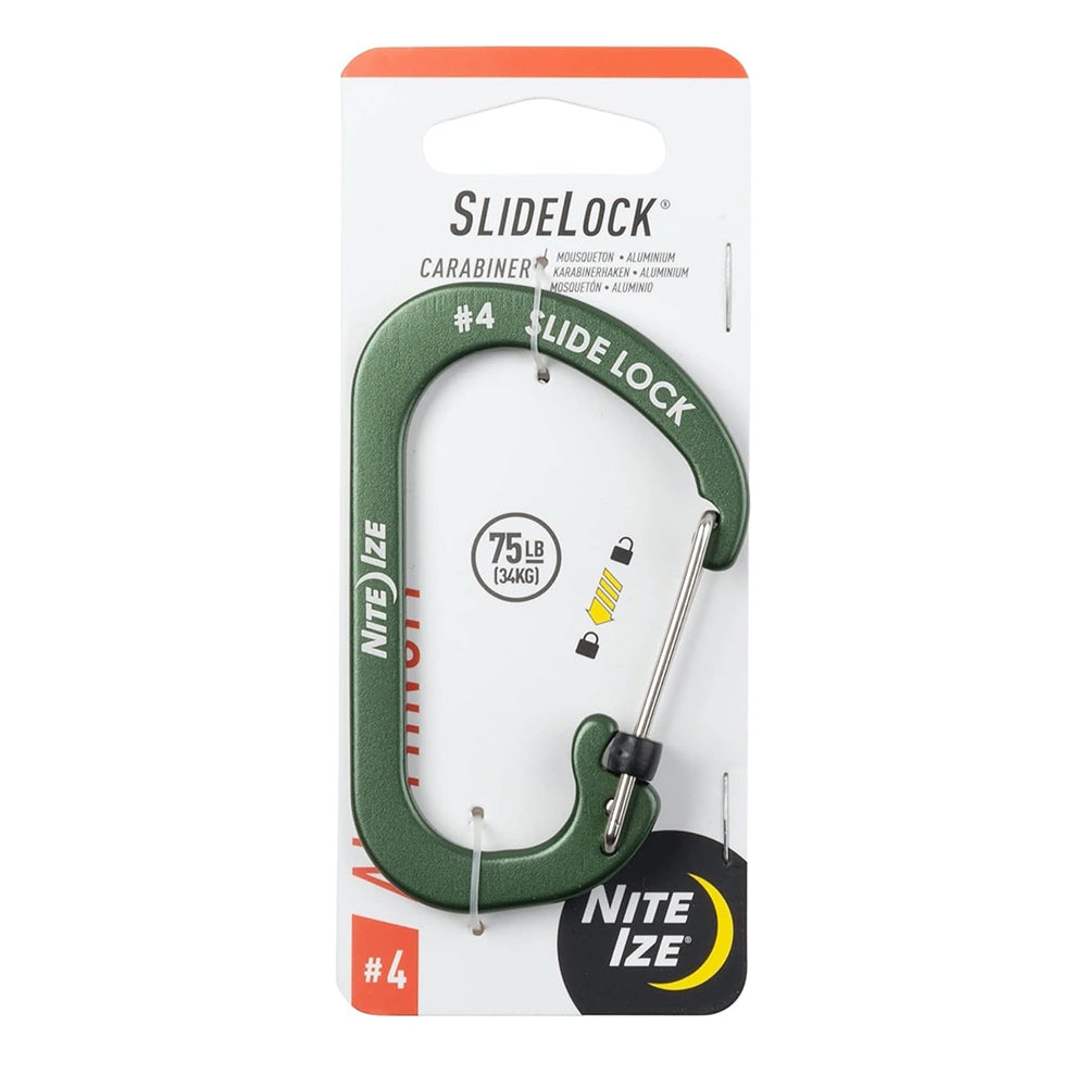 #4 鋁製帶鎖C型扣 Alu C Carabiner #4