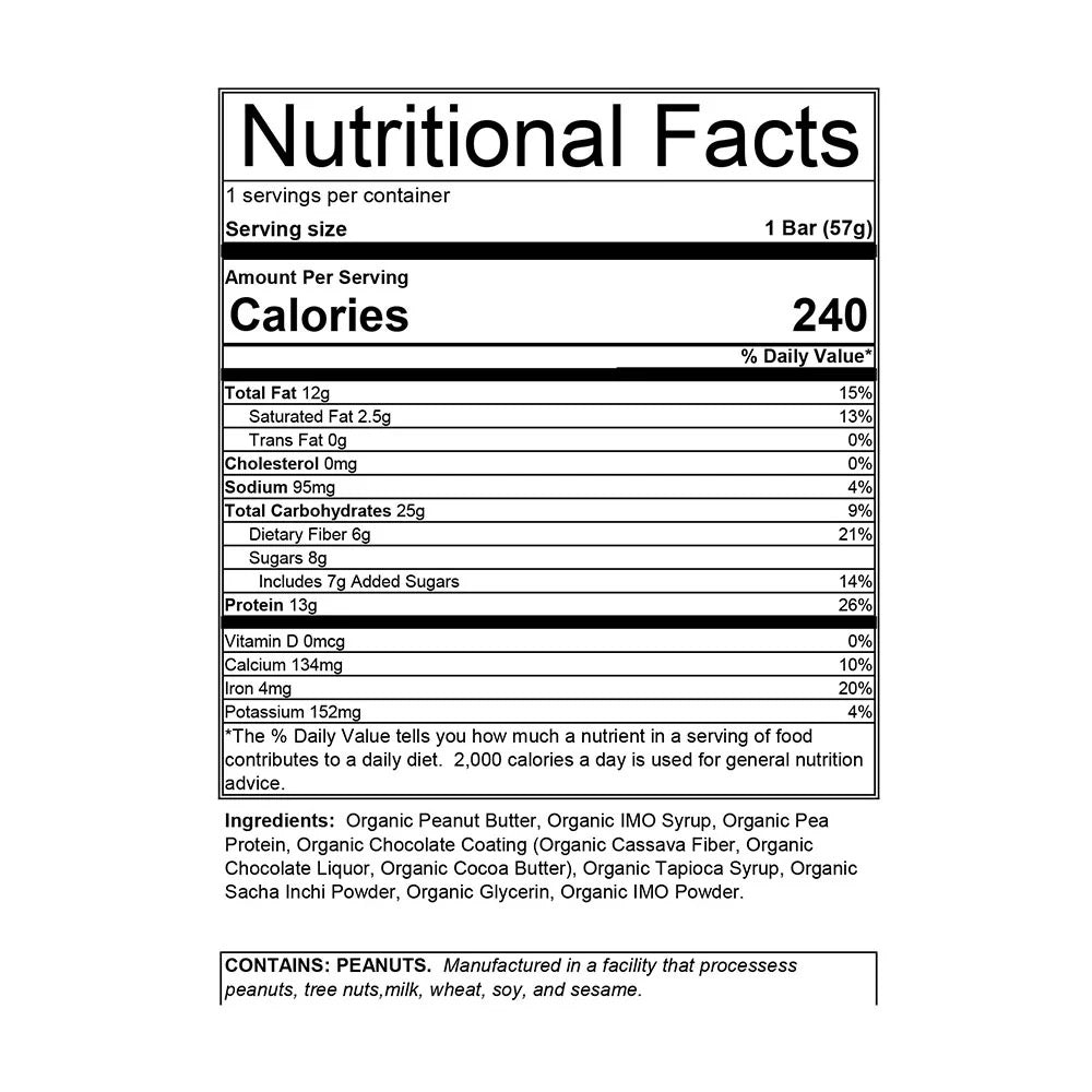 美國製能量棒【素食者適用】 Made in the US Vegan Protein Bar