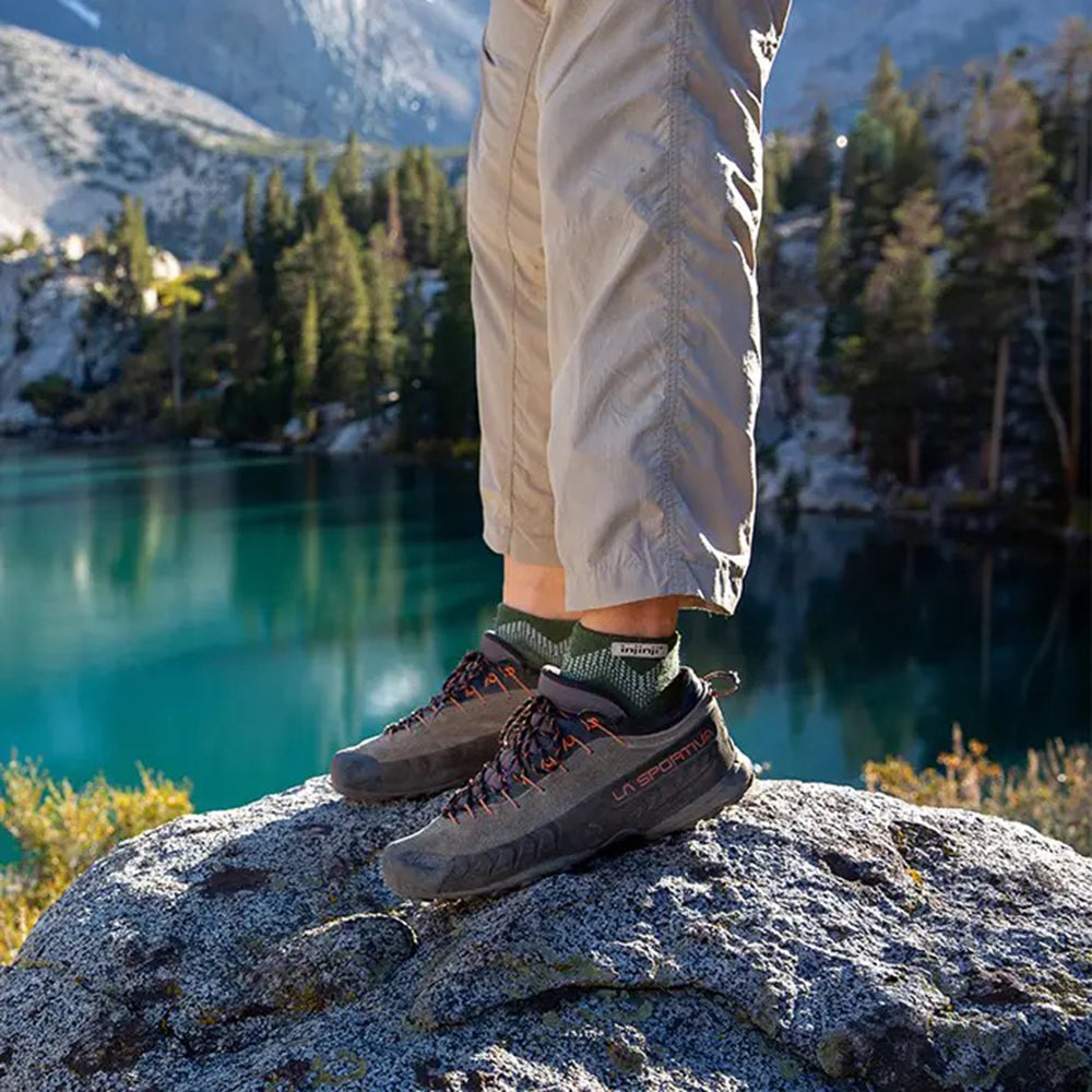 中性低筒美麗諾羊毛五指襪 Outdoor Midweight Mini‑Crew Wool
