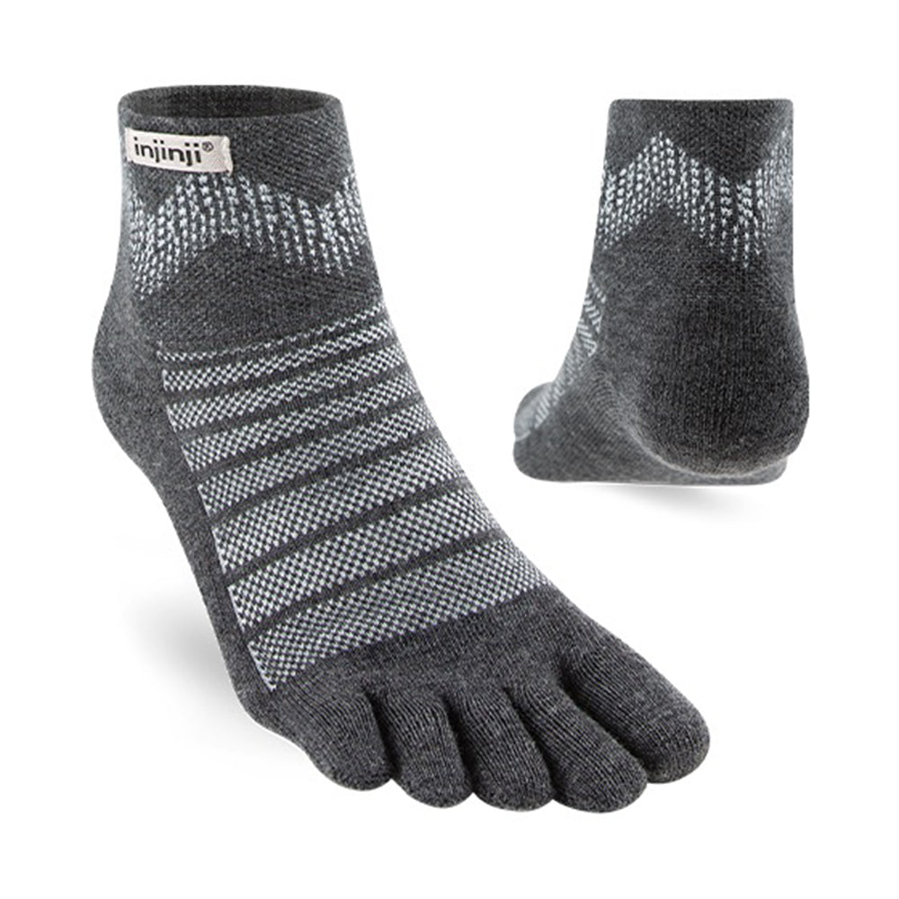 中性低筒美麗諾羊毛五指襪 Outdoor Midweight Mini‑Crew Wool