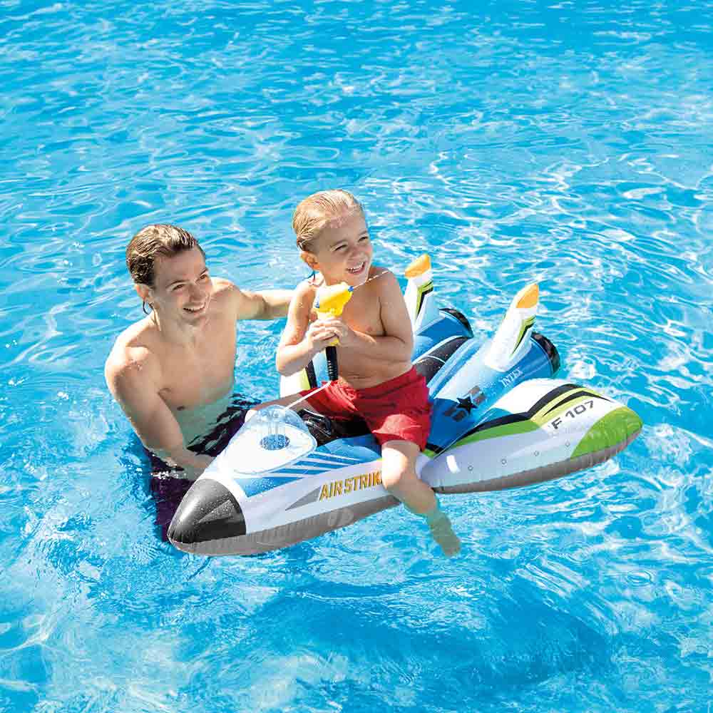 充氣浮床 (隨機顏色) Water Gun Plane Ride-On (Random color)