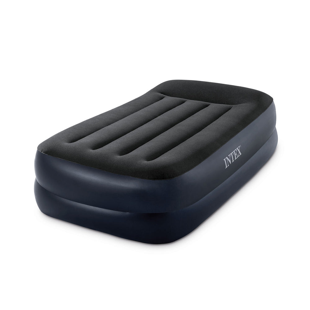 連枕露營充氣床墊連內置泵 220-240V Pillow Rest Raised Airbed With Fiber-Tech Bip