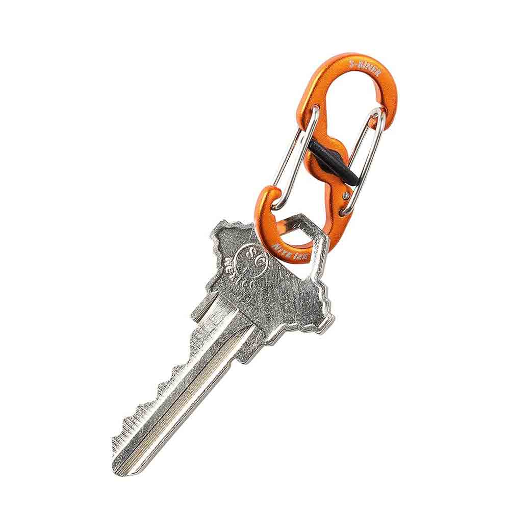 不銹鋼型鑰匙扣圈-8字扣隨機色 Key Ring Locker S-Biner Random Colors