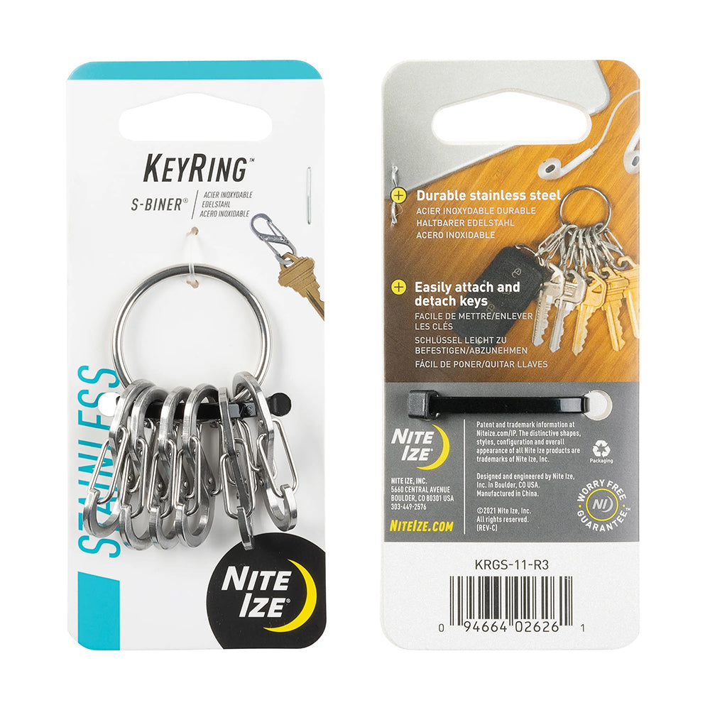 鑰匙扣 Keyring with 6 Steel S-Biners