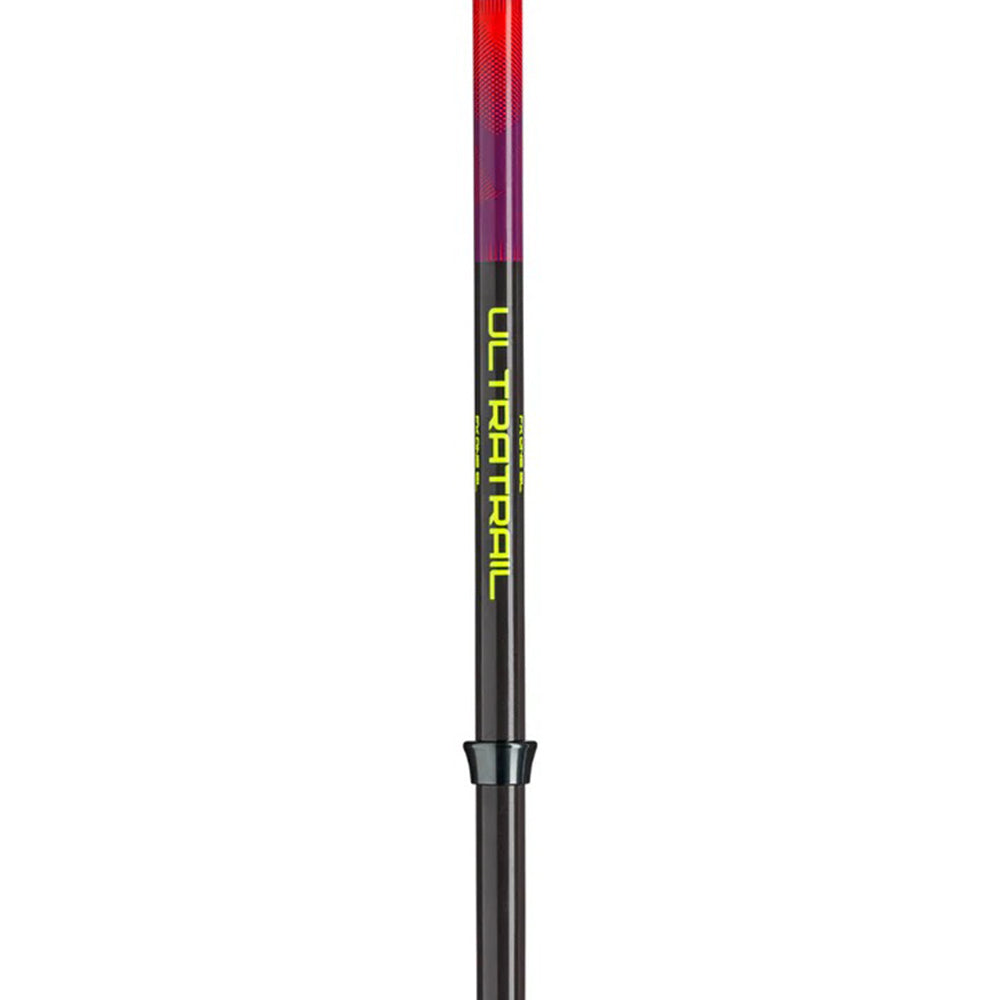 越野跑山杖 Trail running poles Ultratrail FX.One Superlite 1pair, bright red-violet-neonyellow