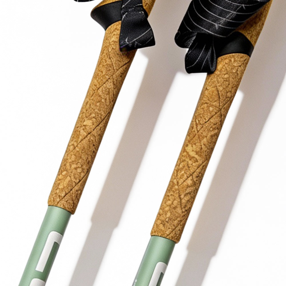 越野跑山杖 Makalu Lite greygreen-silver-white 90 - 125 cm 1pair