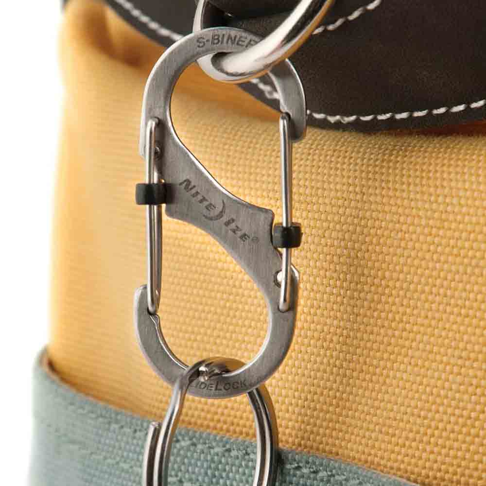 #4帶鎖不鏽鋼八字扣 S-Biner Slidelock Locking Carabiner