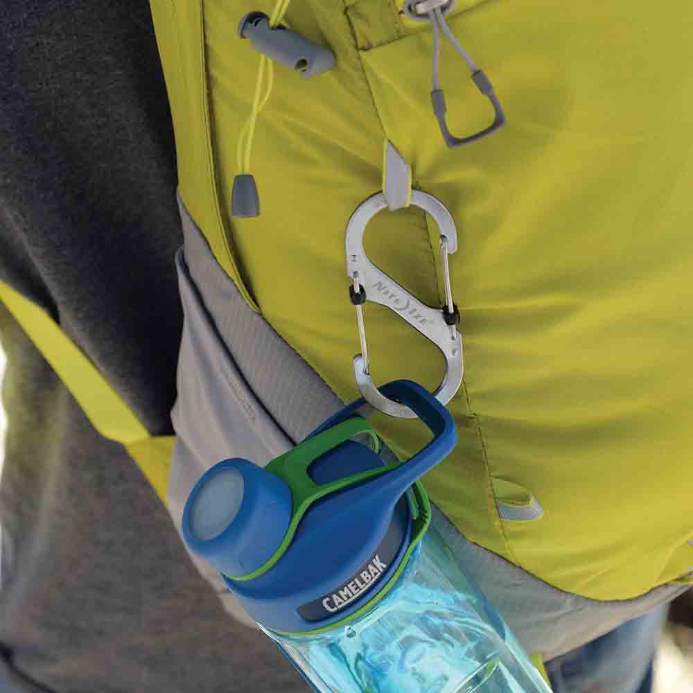 #4帶鎖不鏽鋼八字扣 S-Biner Slidelock Locking Carabiner