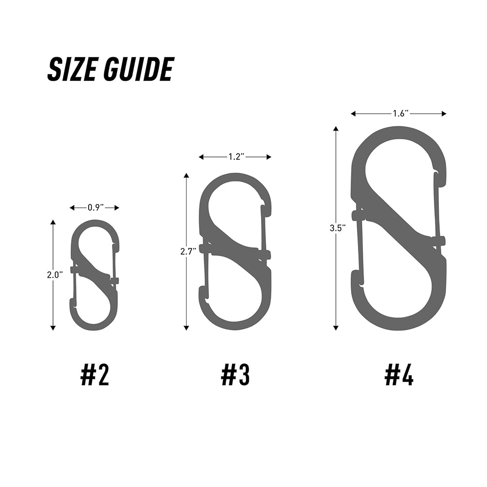 S-Biner Slidelock Aluminum Size 3