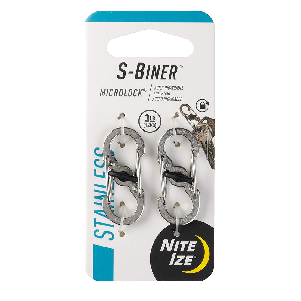S-Biner Microlock Locking Carabiner 2-pack 兩件裝