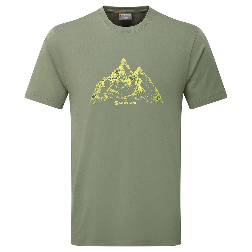 男裝有機棉T恤 Men's Dual Mountain T-Shirt