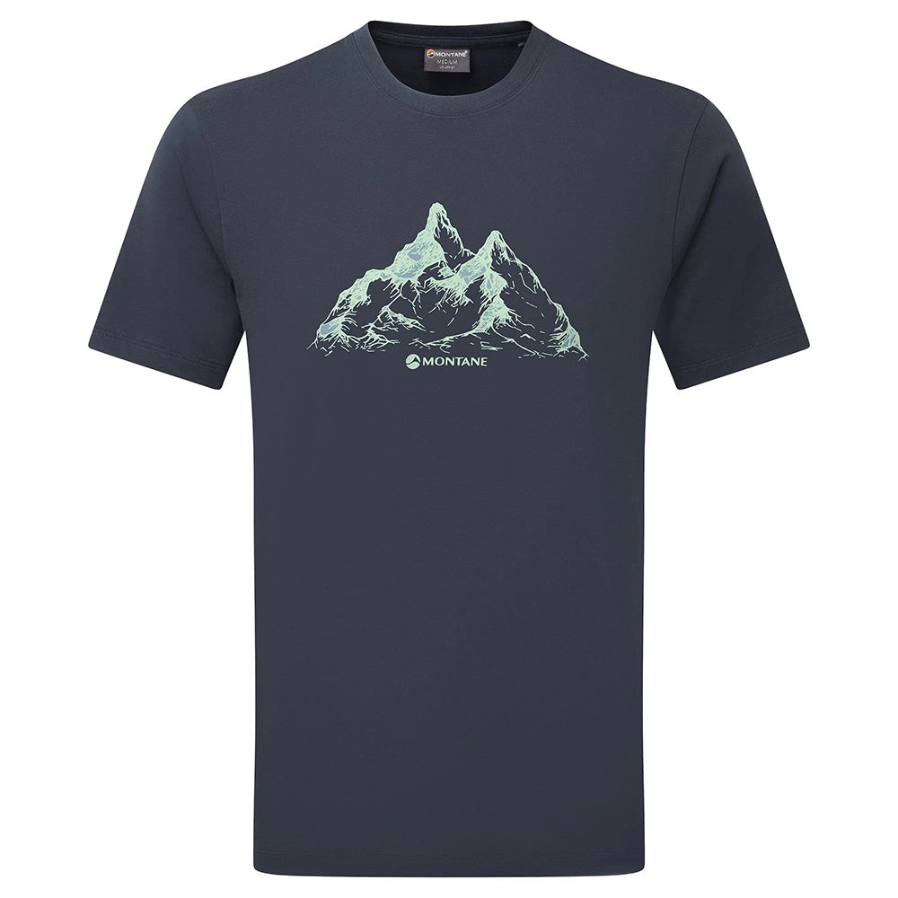 男裝有機棉T恤 Men's Dual Mountain T-Shirt