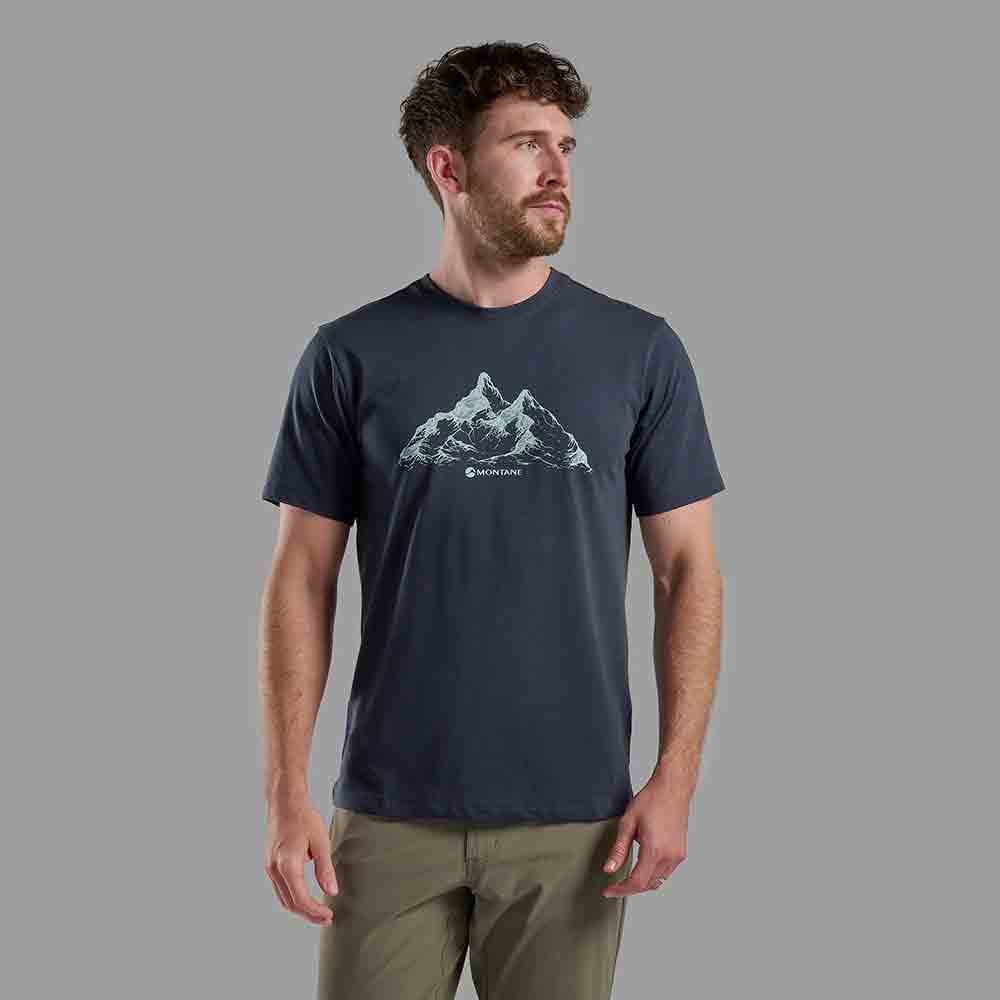 男裝有機棉T恤 Men's Dual Mountain T-Shirt