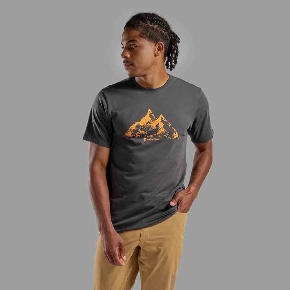男裝有機棉T恤 Men's Dual Mountain T-Shirt
