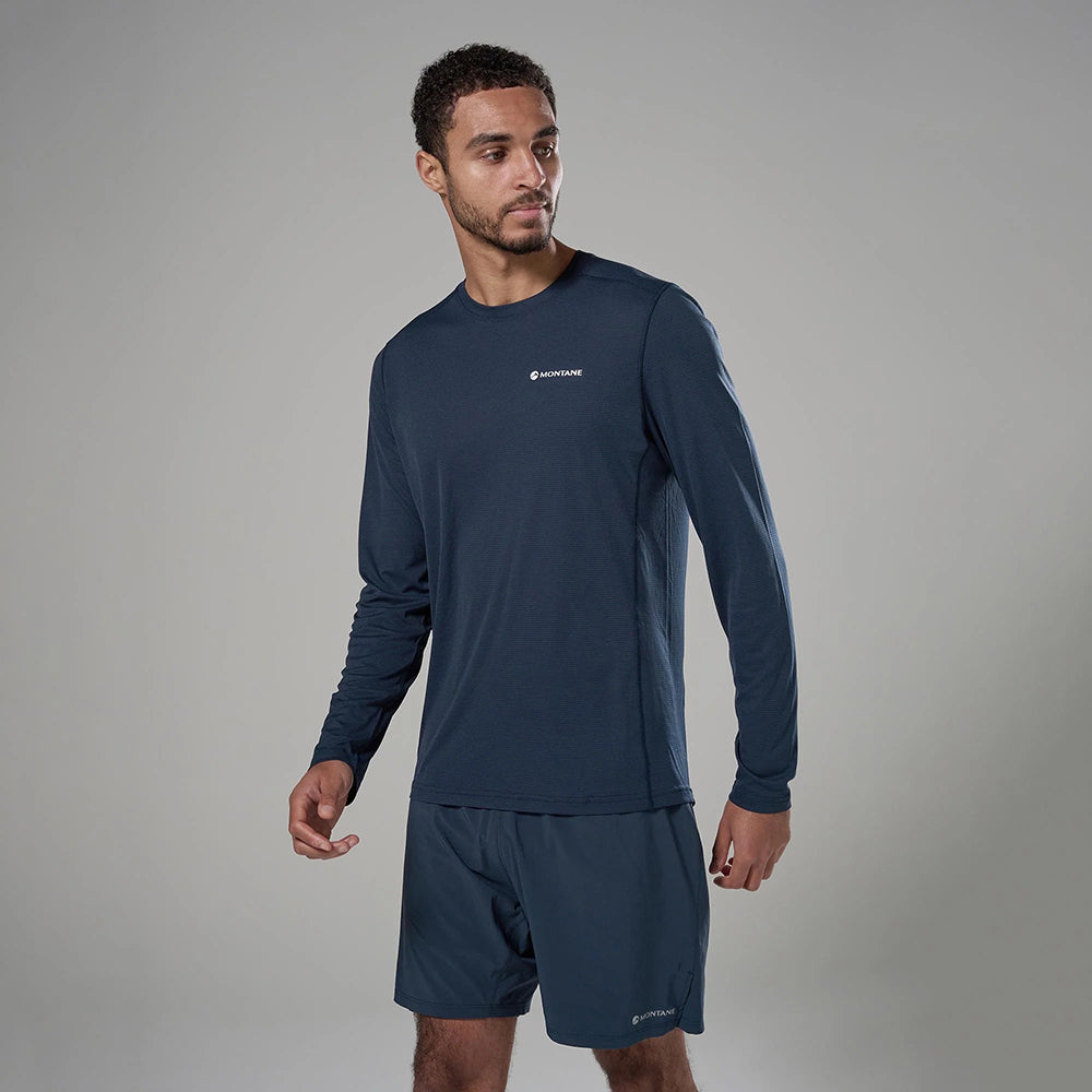男裝快乾排汗長袖衫 Dart Nano Long Sleeve T Shirt