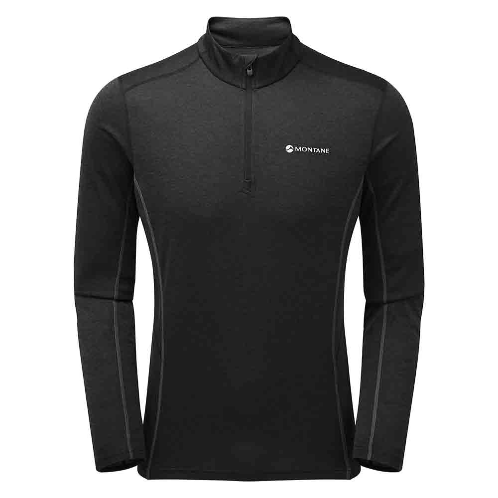 男裝高領拉鍊長袖快乾T恤 Men's Dart Zip Neck LS