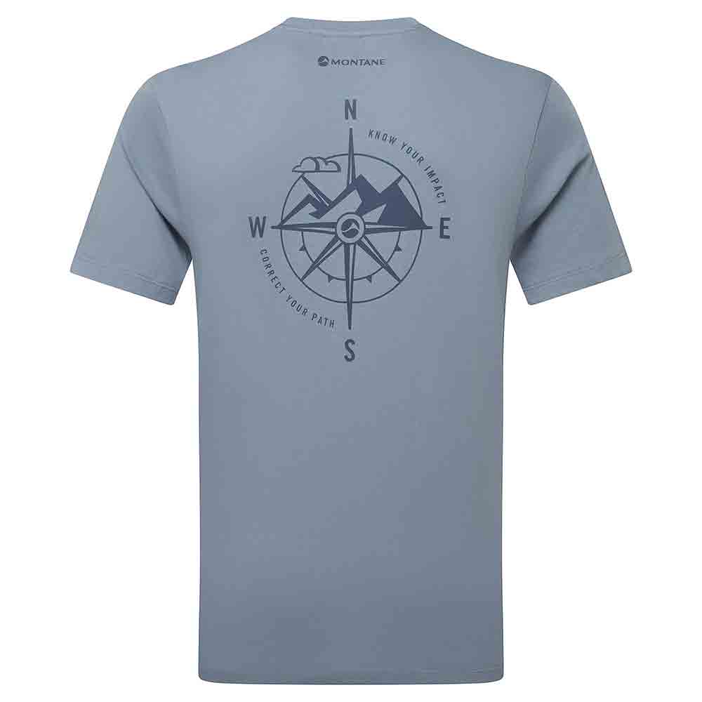 男裝 100% 有機棉 T-Shirt Impact Compass T-Shirt