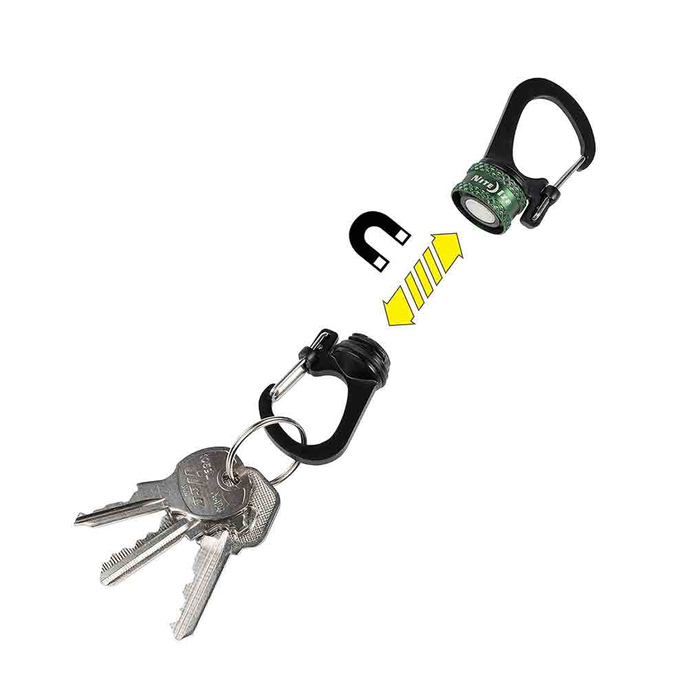 磁吸雙D扣 Slidelock 360 Magnetic Locking Dual Carabiner