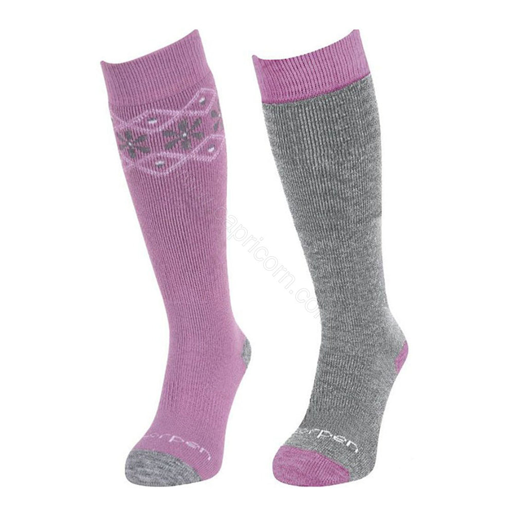 童裝美麗諾羊毛襪兩對裝 Merino Blend Kids Ski 2 Pack Combo