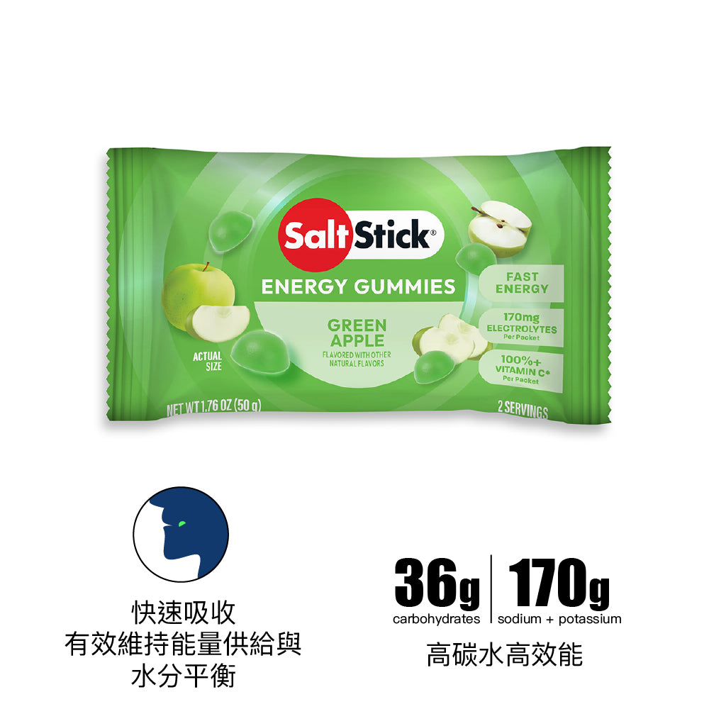 100%維他命C 能量糖 Energy Chews Green Apple