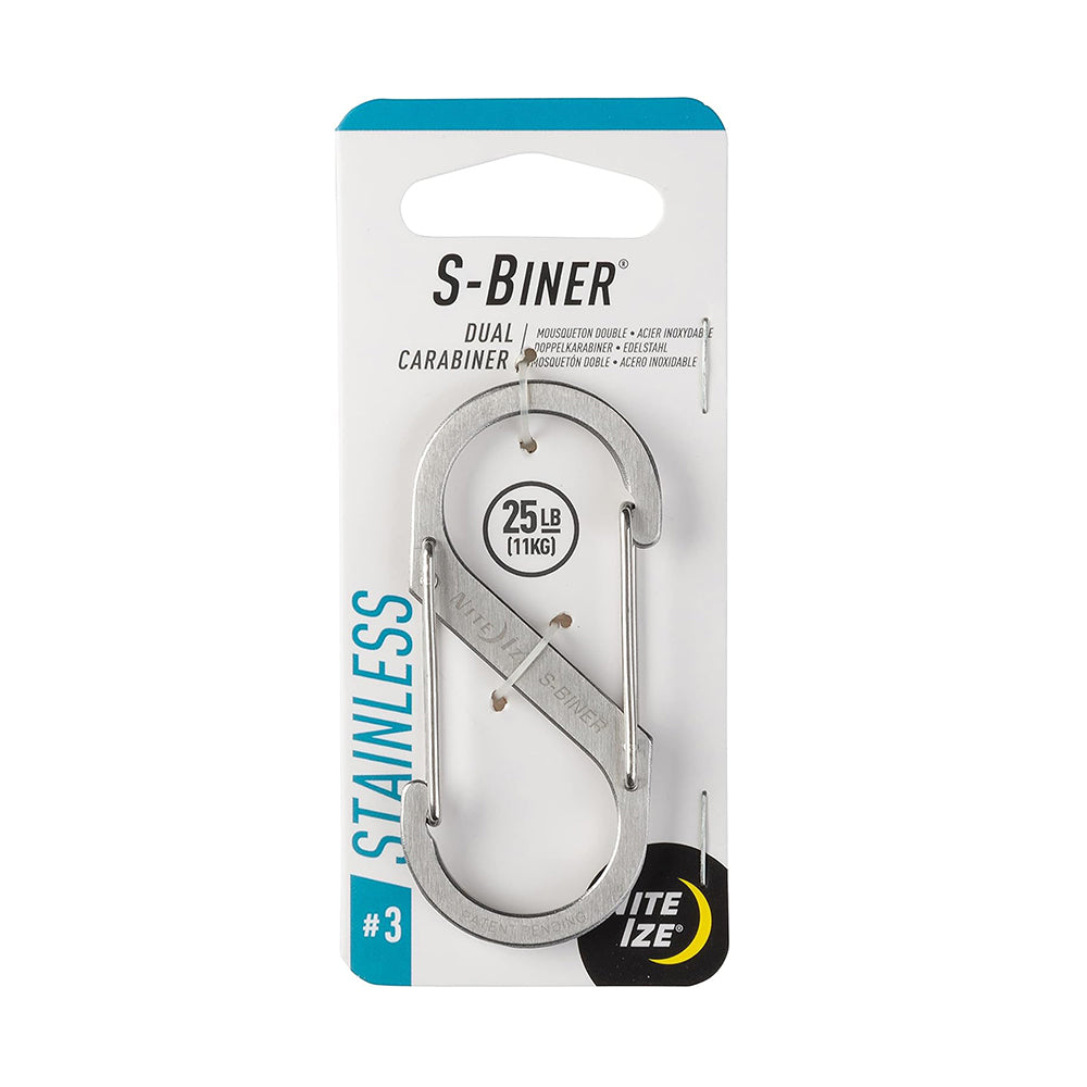 #3 不銹鋼8字扣 S-Biner Dual Carabiner #3