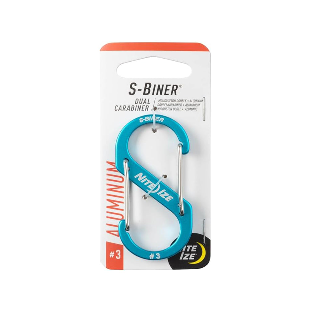 3#鋁制不帶鎖8字扣 S-Biner Dual Carabiner #3