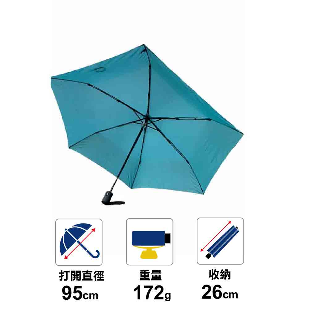 全自動172g碳纖版「不沾濕」雨傘 172g Ultralight Fiber Weatherproof Umbrella