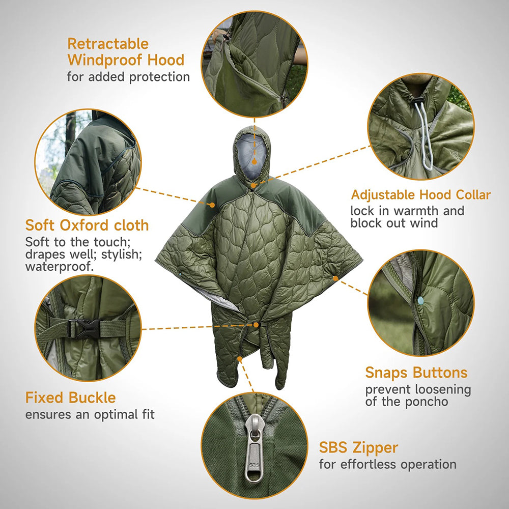 多功能雨衣 Five-in-one Poncho