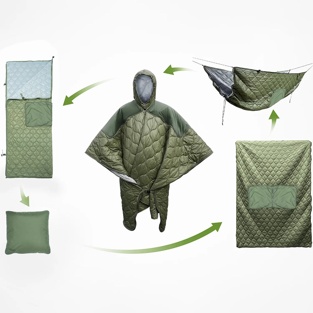 多功能雨衣 Five-in-one Poncho
