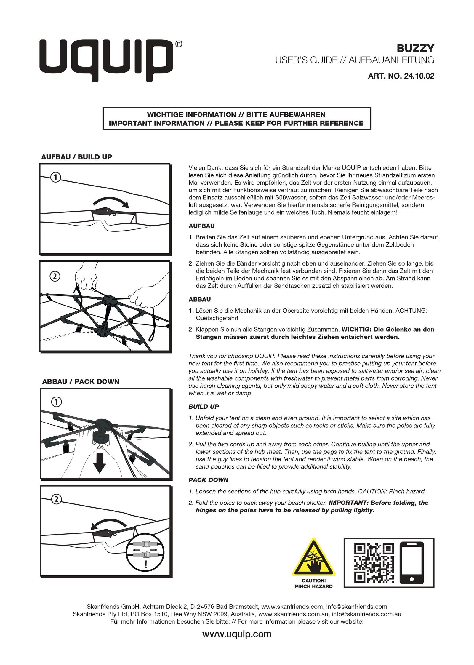 防曬沙灘野餐帳 Buzzy