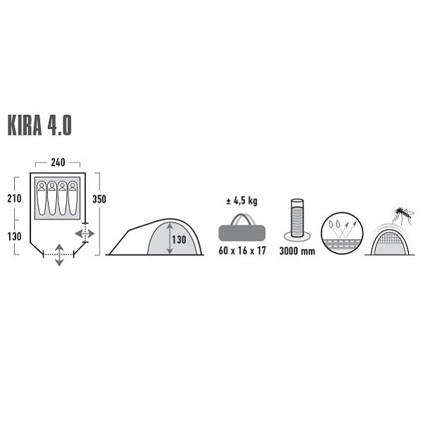 德國四人隧道營 Kira 4.0