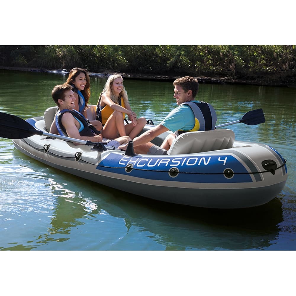 充氣橡皮艇連漿 Excursiontm 4 Boat Set With 54" Aluminum Oars