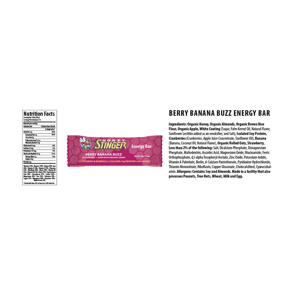 Energy Bar 15 Berry Banana Buzz
