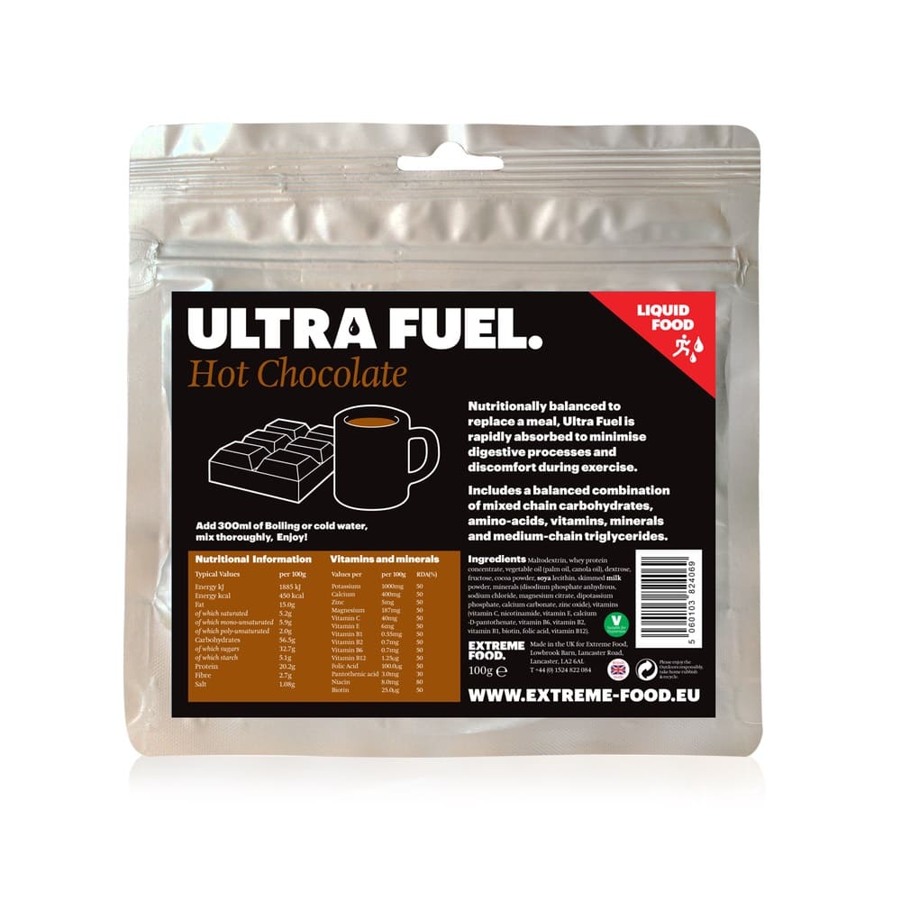 輕量化脫水食物 Ultra Fuel Hot Chocolate