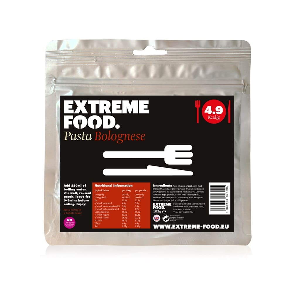 輕量化脫水食物 Spaghetti Bolognese